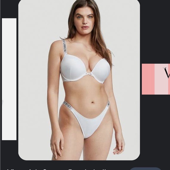 White bombshell add 2 cup sizes bikini - Picture 1 of 5